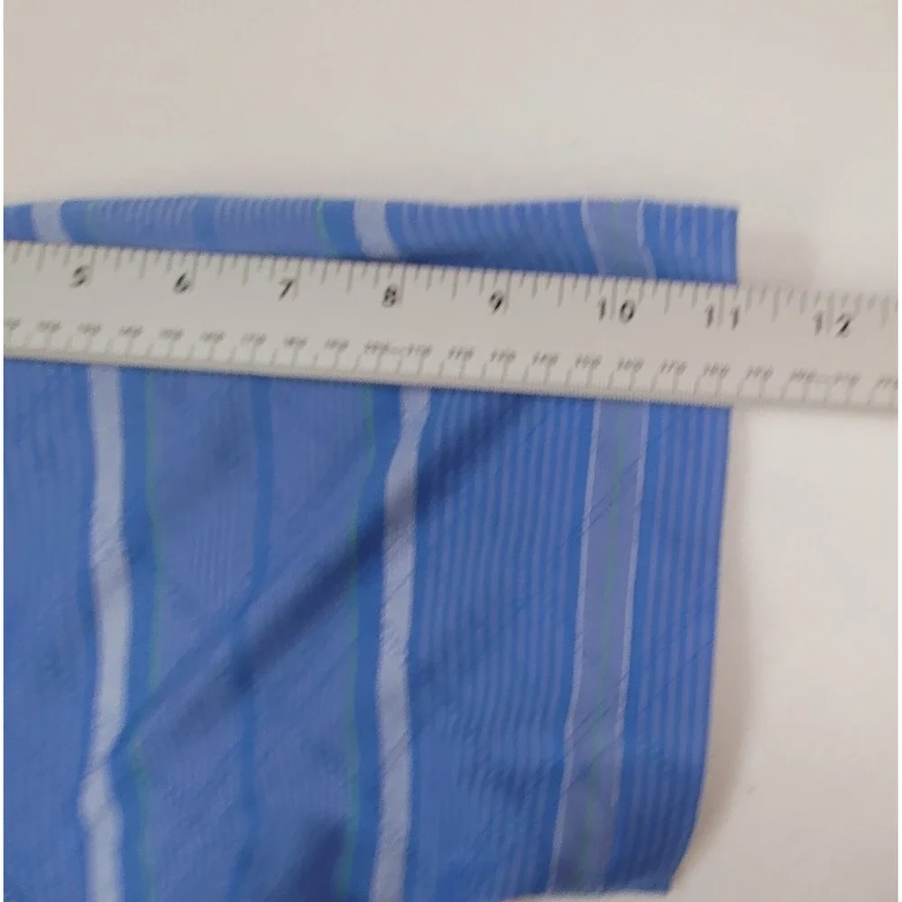 Nike Golf Tiger Woods Mens Polo Shirt XL Blue Striped Torey Pines‎ US Open